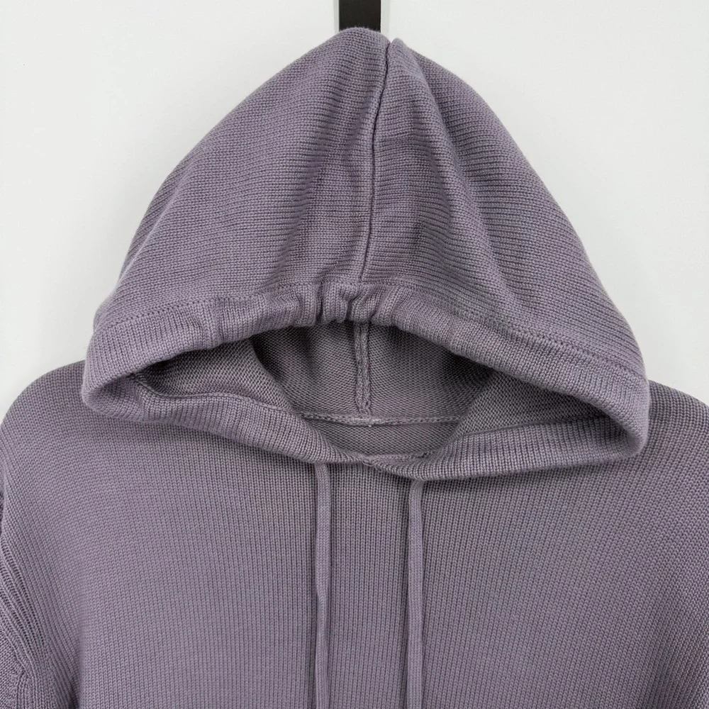 Lululemon Double Knit Sweater Hoodie dusty lavender purple‎ LW3EIES sz S